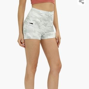 Mix/Match 2 for $10 White Camo Workout Shorts